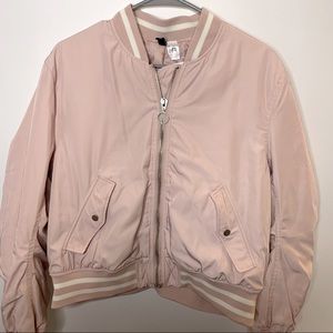H&M pink bomber jacket size 14